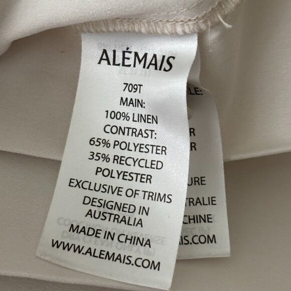 Alemais Rider Pleat Blouse - Size 12 UK/US 8 - Picture 10 of 16